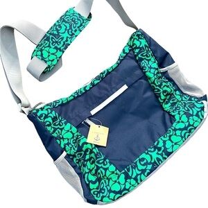 LANDS END CLASSMATE SHOULDER BOOK BAG SATCHEL NWT